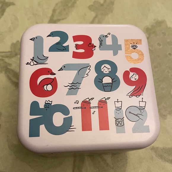 New Fossil Rhinestone Details Stainless Steel Watch Christmas Holiday Cheer Tin - Picture 12 of 16